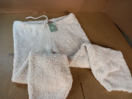 H&M TEDDY LOUNGE PANTS- XL