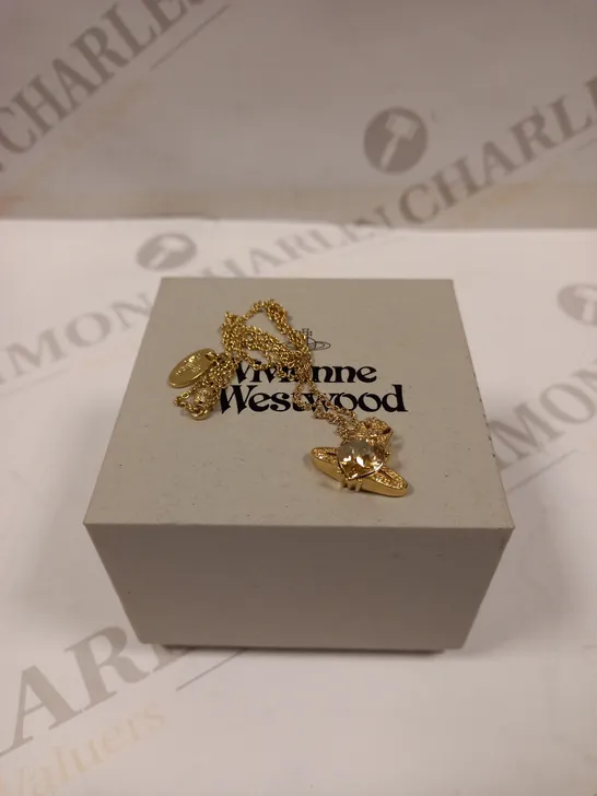 VIVIENNE WESTWOOD GOLD PENDANT NECKLACE 