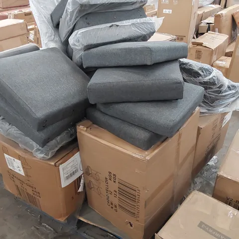 PALLET OF ASSORTED FURNITURE PARTS AND ASSORTED ITEMS