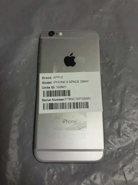 UNBOXED APPLE IPHONE 6 SPACE GREY - A15856