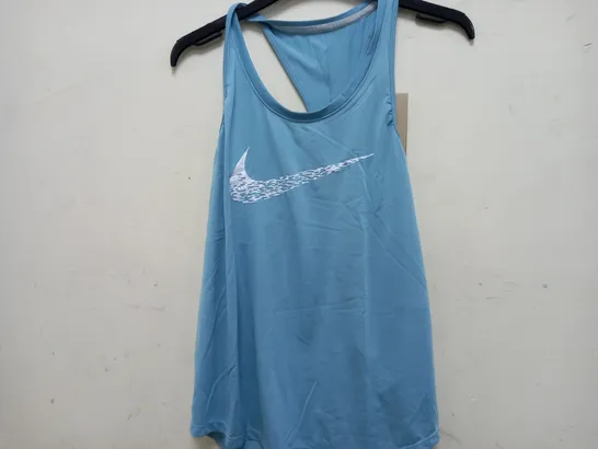 NIKE WOMENS LOGO TANK IN SKY BLUE - MEDIUM