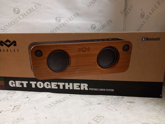 MARLEY GET TOGETHER PORTABLE BLUETOOTH AUDIO SYSTEM