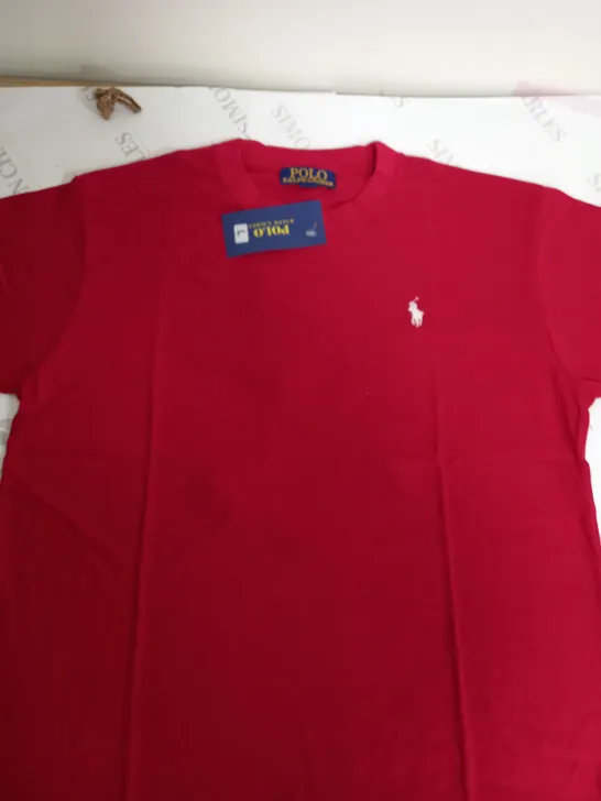 RALPH LAUREN POLO RED LOGO TSHIRT-LARGE