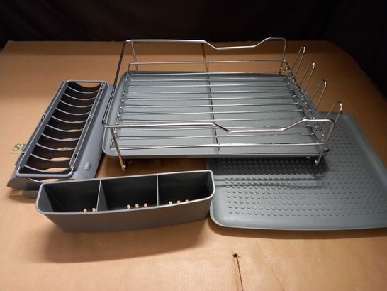 GREY PLASTIC WIRE STORAGE/RACK ITEM