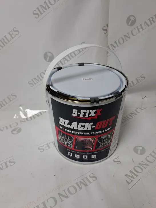 SFIXX BLACK OUT 2.5 LITRES RUST CONVERTER PAINT