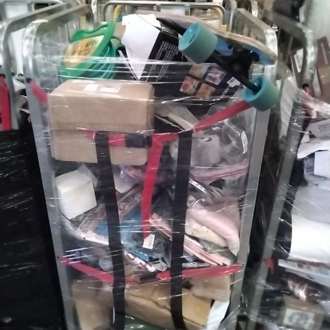 CAGE OF ASSORTED HOUSEHOLD ITEMS 