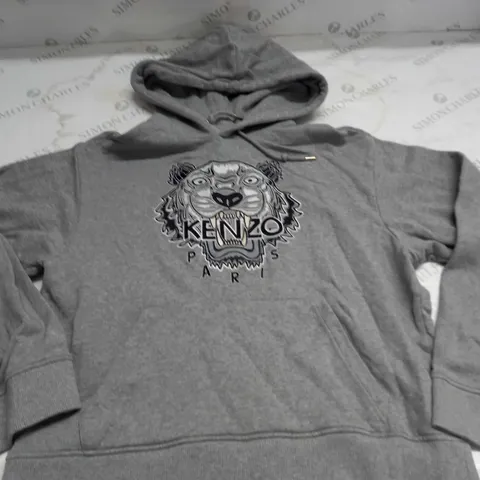 KENZO GREY HOODIE - MEDIUM