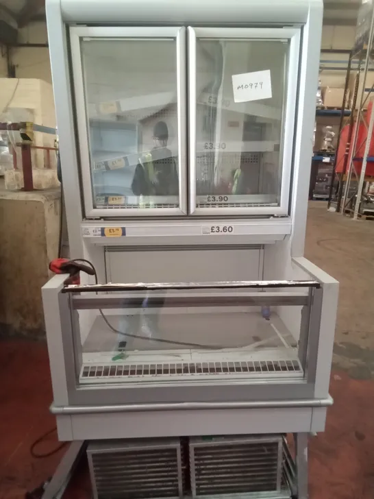 COMMERCIAL SELF SERVE 2 TIER FREEZER 