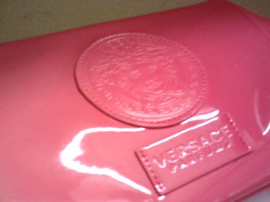 VERSACE PARFUME STYLE PINK PU POUCH 
