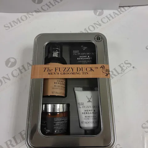 BOXED THE FUZZY DUCK MENS GROOMING TIN 