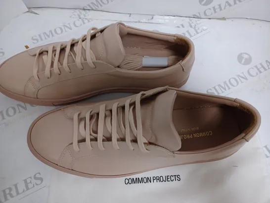 PAIR OF COMMON PROJECTS TRAINERS IN DUSTY PINK - 46