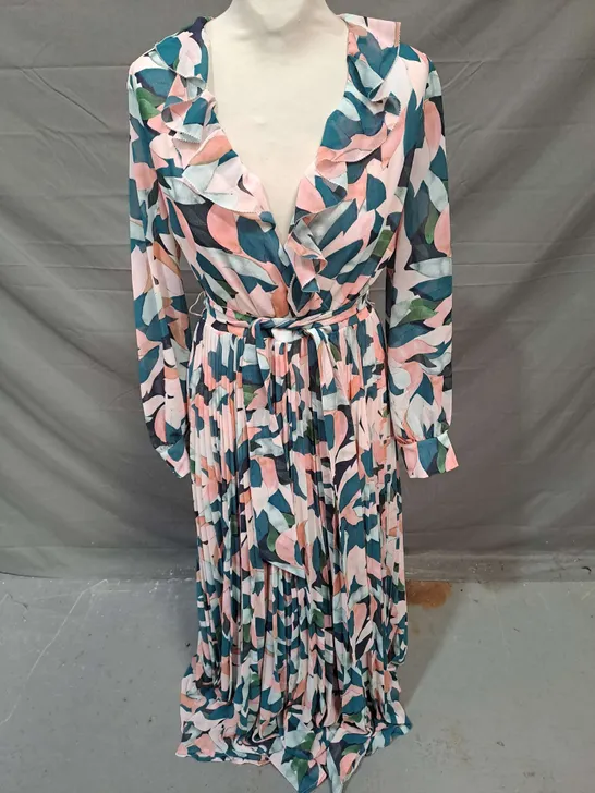 PHASE EIGHT AVERIE MAXI DRESS IN MULTI SIZE 8