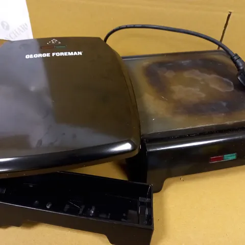 GEORGE FOREMAN FAT REDUCING GRILL & GRIDDLE - LARGE