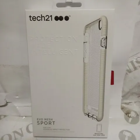 LOT OF 79 X TECH21 EVO MESH SPORT HARDSHELL CASE FOR IPHONE 6/6S PLUS - CLEAR/WHITE