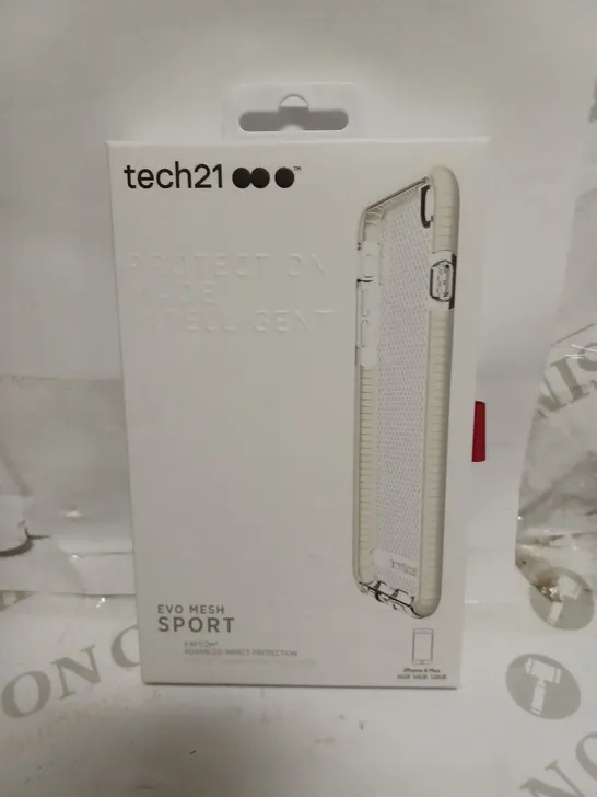 LOT OF 79 X TECH21 EVO MESH SPORT HARDSHELL CASE FOR IPHONE 6/6S PLUS - CLEAR/WHITE