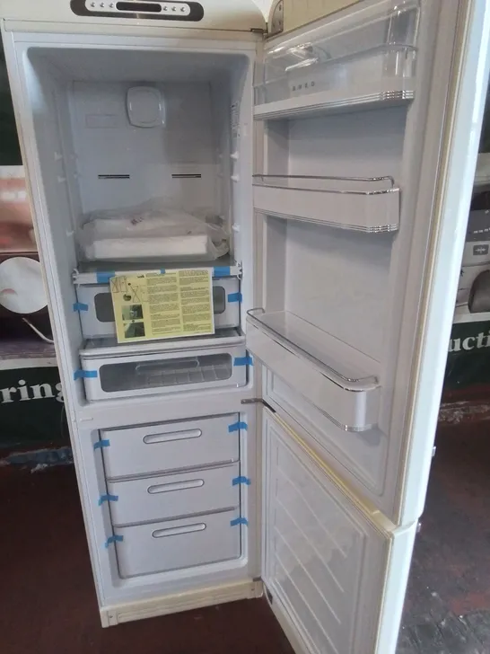 SMEG FREESTANDING 70/30 FRIDGE FREEZER IN CREAM - FAB32RCR5UK