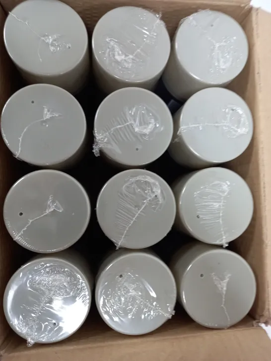 BOX OF 12 PAINT FACTORY COLOUR IT LIGHT GREY SPRAY PAINT 