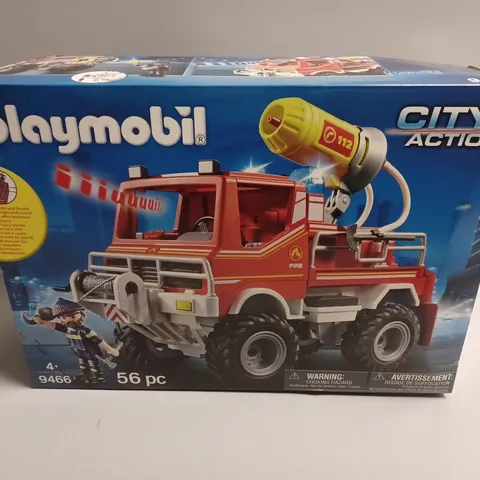 BOXED PLAYMOBIL CITY ACTION FIRETRUCK  - 9466