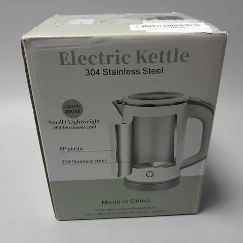 BOXED 304 STAINLESS STEEL ELECTRIC KETTLE