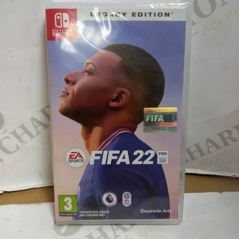 SEALED FIFA 22 LEGACY EDITION NINTENDO SWITCH GAME