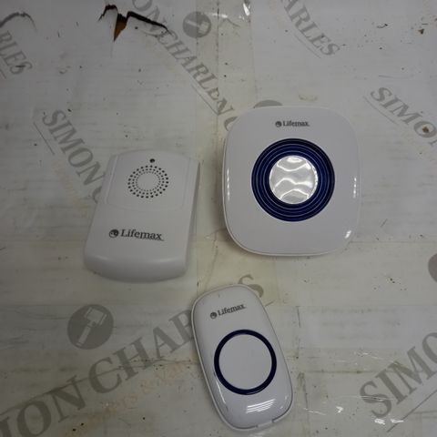 LIFEMAX FLASHING DOORBELL WITH PORTABLE VIBRATING PAGER