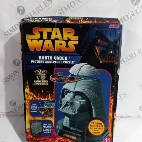 BOXED STAR WARS DARTH VADER PICTURE SCULPTURE PUZZLE 