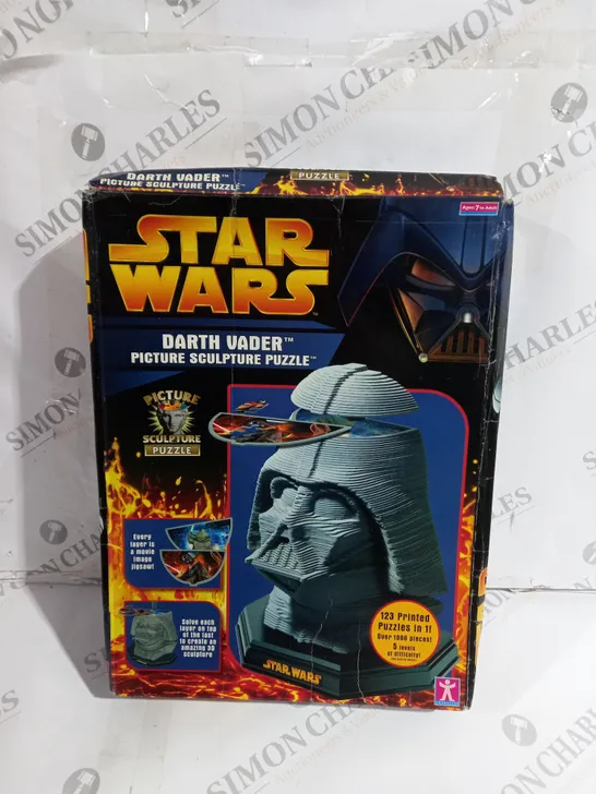 BOXED STAR WARS DARTH VADER PICTURE SCULPTURE PUZZLE 