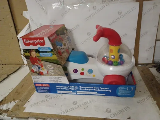 FISHER-PRICE CORN POPPER RIDE ON TODDLER TOY