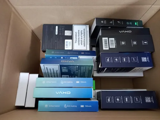 APPROXIMATELY 20 VAPES & E-CIGARETTES TO INCLUDE VOOPOO VINCI 3, OXVA XLIM, VAPORESSO XR MAX ,ETC