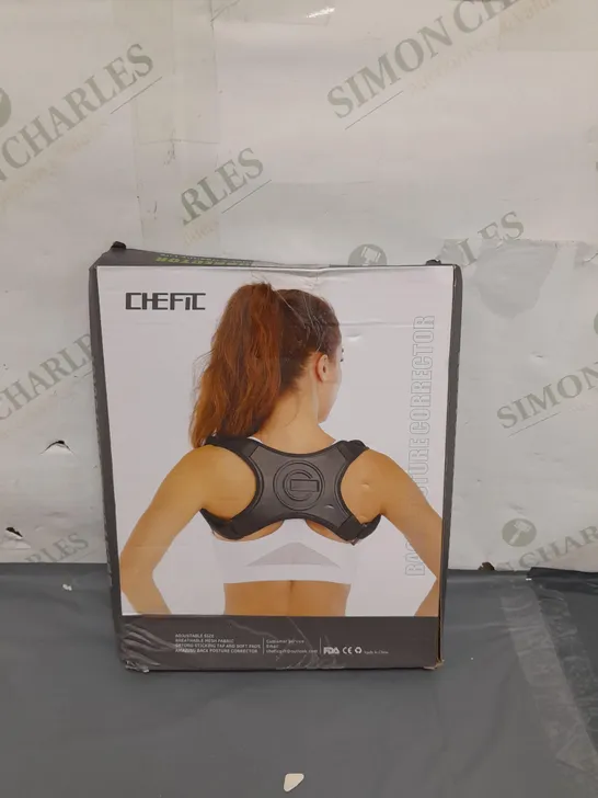 BOXED CHEFIC BACK POSTURE CORRECTOR BLACK