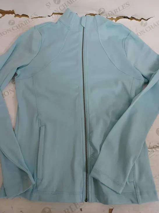 GILLY HICKS LIGHT BLUE TRACKSUIT TOP - LARGE