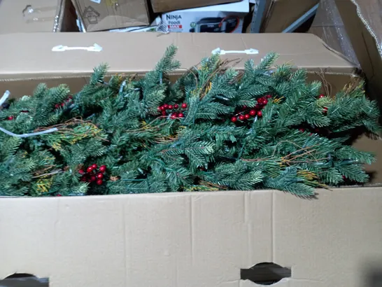 BOXED ALISON CORK SUGAR SPRUCE CHRISTMAS TREE - 6FT NATURAL- collection only