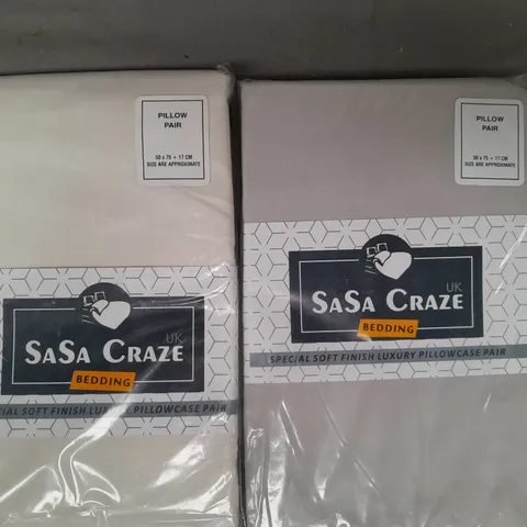 BOX OF APPROXIMATELY 15 ASSORTED SASA CRAZE BEDDING ITEMS IN VARIOUS STYLES AND COLOURS