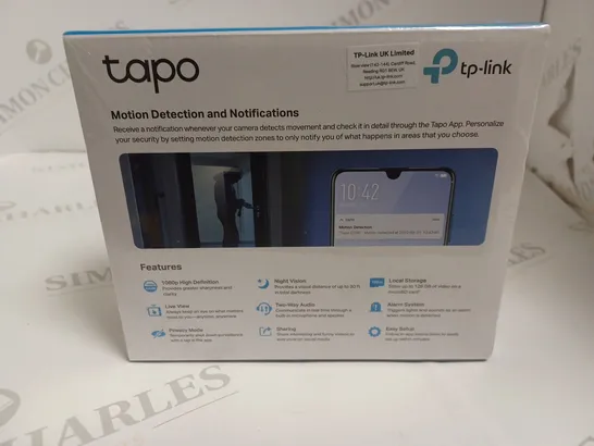 SEALED TAPO HOME SECURITY WI-FI CAMERA