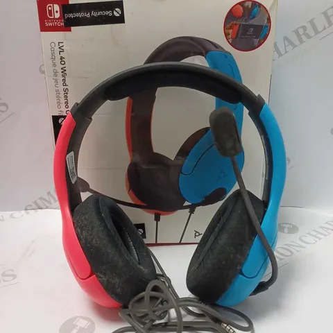 PDP OFFICIALLY LICENSED LVL40 NINTENDO SWITCH HEADSET