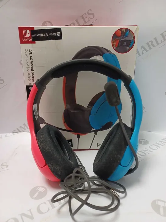 PDP OFFICIALLY LICENSED LVL40 NINTENDO SWITCH HEADSET