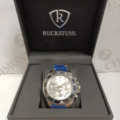 RUCKSTUHL CHRONOGRAPH BRACELET STRAP WRISTWATCH