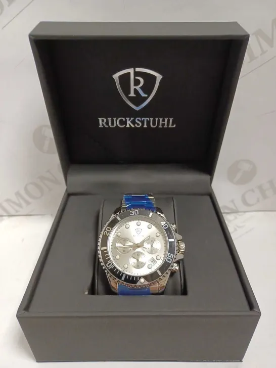 RUCKSTUHL CHRONOGRAPH BRACELET STRAP WRISTWATCH