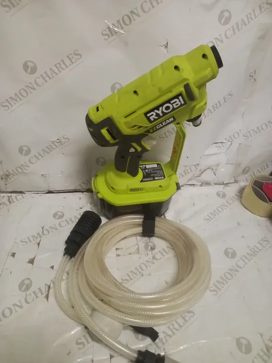 RYOBI 18V ONE+ CORDLESS EZCLEAN POWER WASHER