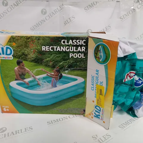 KID CONNECTION CLASSIC RECTANGULAR POOL (211 x 132 x 46cm)