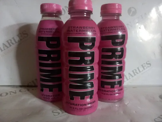 BOX OF 4 X 500ML PRIME HYDRATION DRINKS - STRAWBERRY WATERMELON