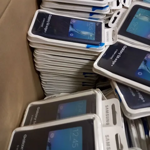 BOX OF APPROXIMATELY 200 SAMSUNG GALAXY S6 EDGE+ CASE/COVER 