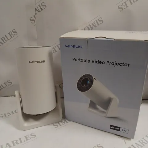 BOXED WIMIUS PORTABLE VIDEO PROJECTOR 
