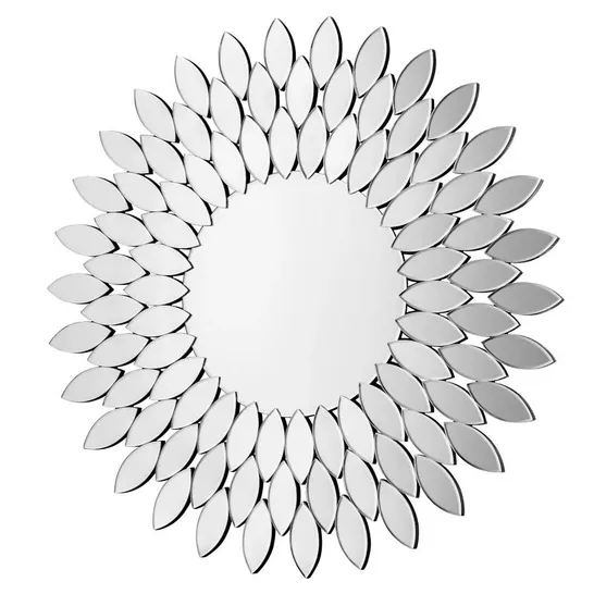 WRAPPED TREGO SUNBURST BEVELLED EDGE ACCENT MIRROR 