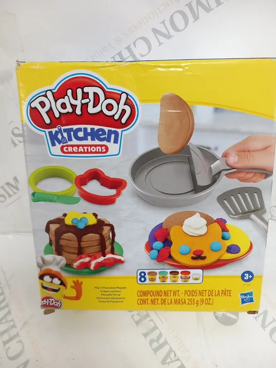 BOXED PLAY DOH KITCHEN CREATIONS FLIP N PANCAKE PLAYSET