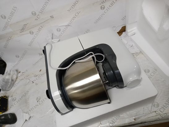 MORPHY RICHARDS STAND MIXER 400023 800W WHITE GREY