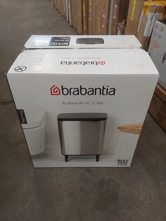 BOXED BRABANTIA BO WASTE BIN 