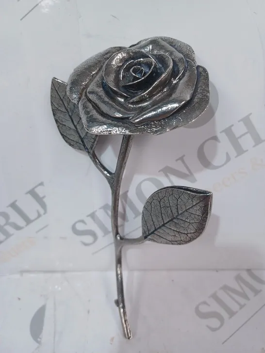 BOXED ENGLISH PEWTER COMPANY 10TH TIN ANNIVERSARY ROSE