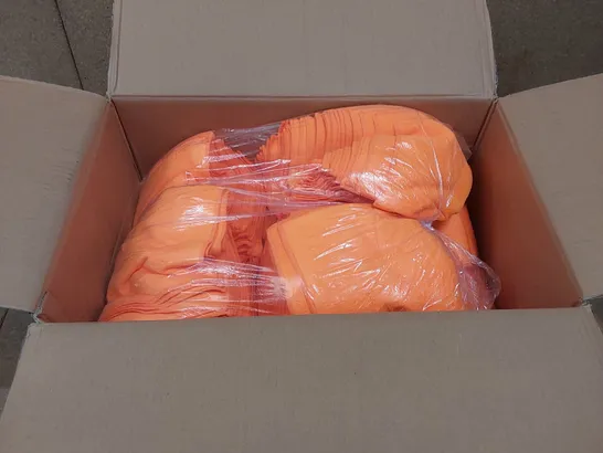 BOX TO CONTAIN A LARGE QUANTITY OF ECOFAM MICROFIBRE TOWELS - ORANGE 