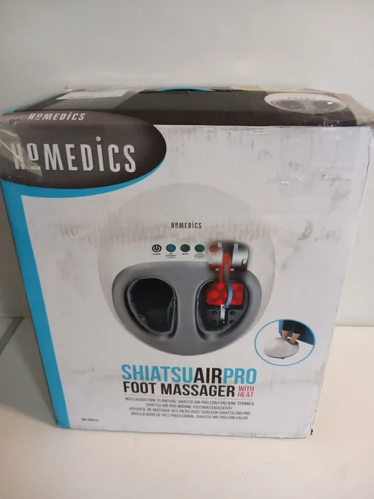 BOXED HOMEDICS SHIATSU AIR PRO FOOT MASSAGER WITH HEAT FMS-350H-EU